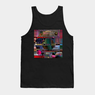 Colorful geometric abstract composition Tank Top